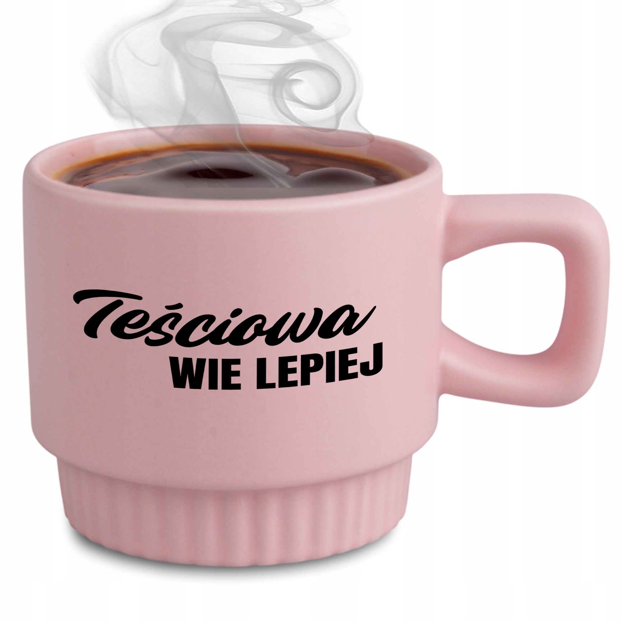 Hrnček Elegant Ryhovaný Ružový, Zábavný Darček Pre Svokru Vie Lepšie