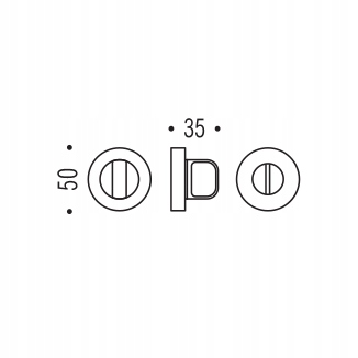 szyld WC ONE C06 niebieski COLOMBO DESIGN Marka Colombo Design