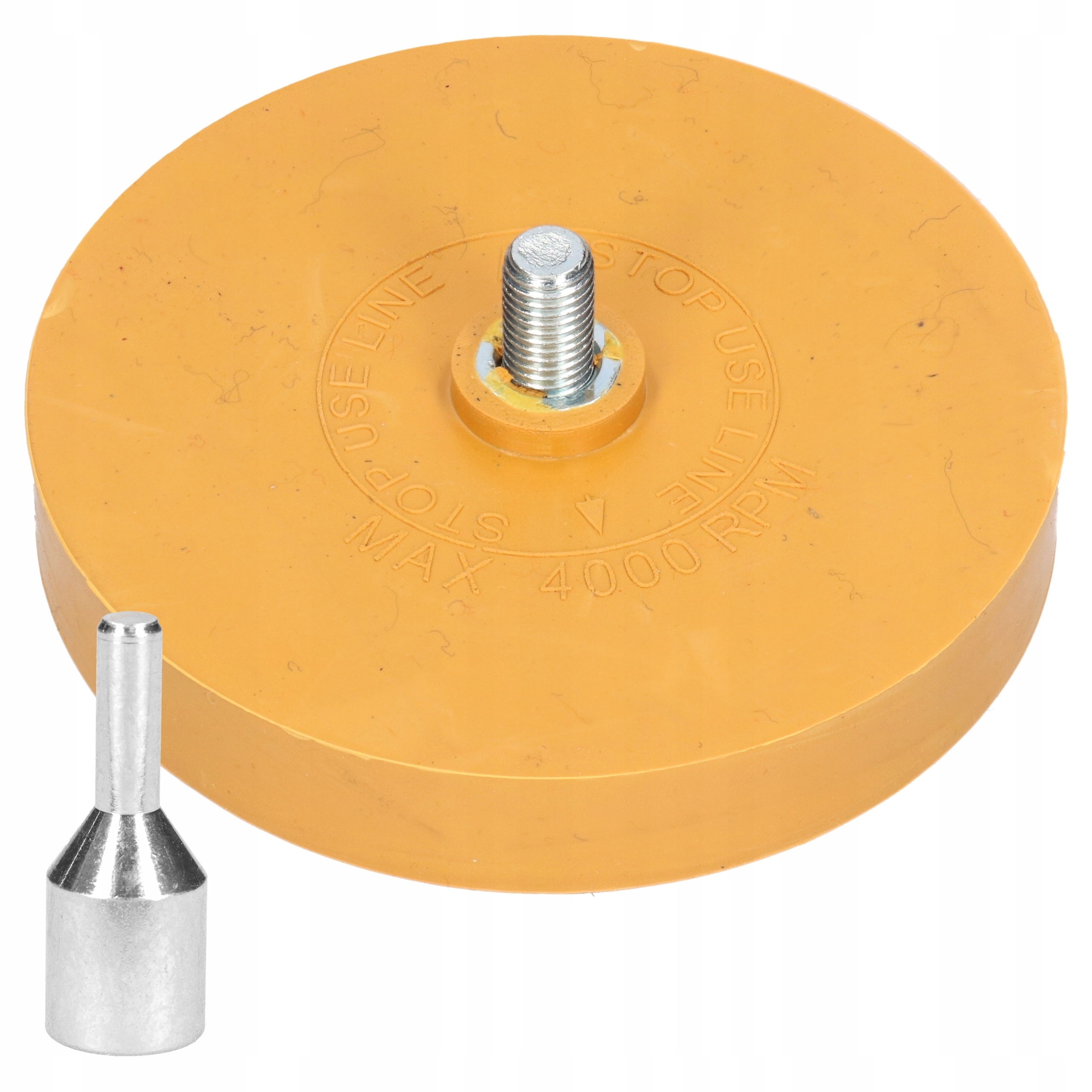 Krążek gumowy do usuwania kleju Italko 88 mm z adapterem na wkrętarkę