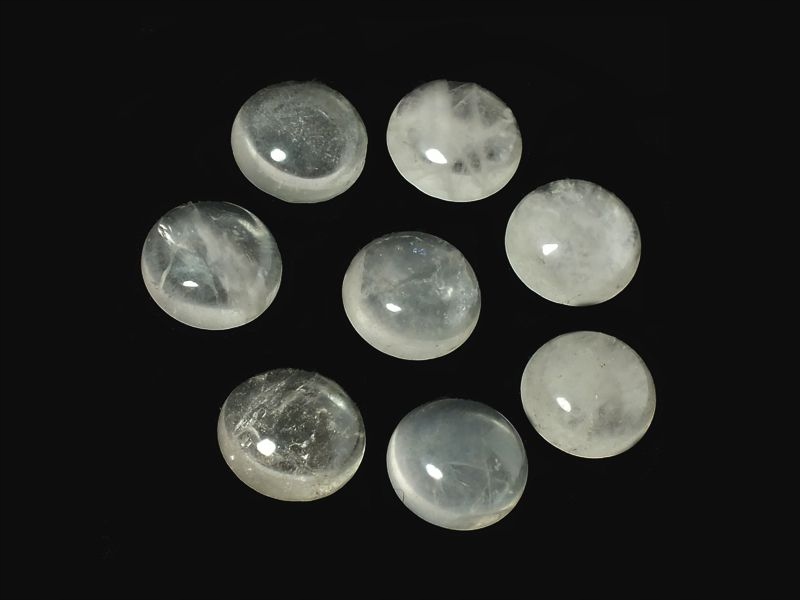 Kwarc kaboszon koło 12 mm 1 sztuka
