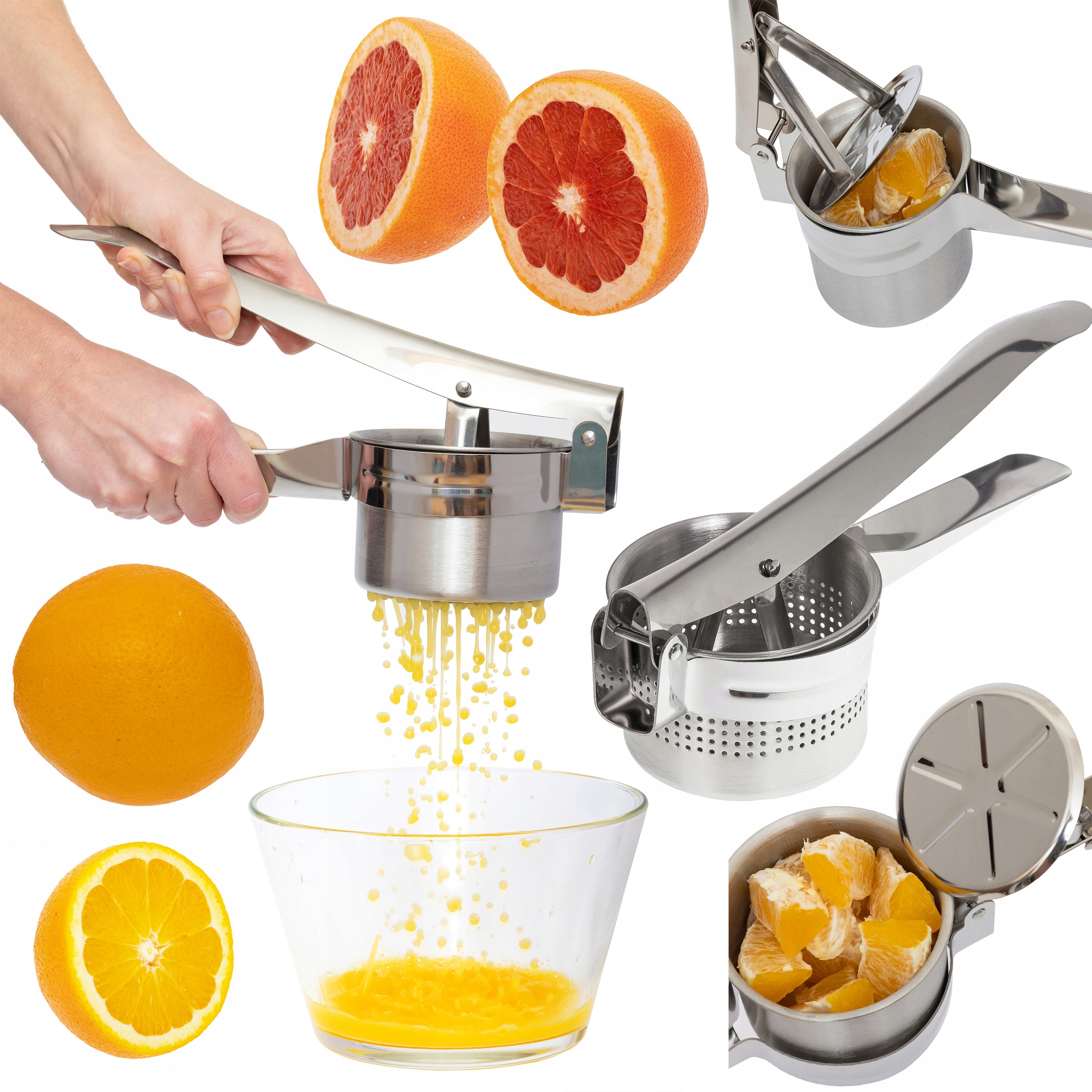 

Wyciskarka Do Cytrusów Soku Praska Nierdzewna