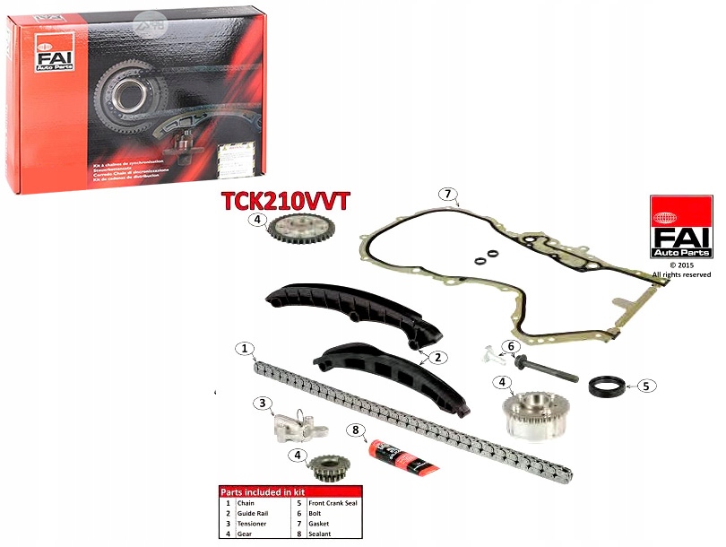 ZESTAW ŁAŃCUCHA ROZRZĄDU FAI AutoParts