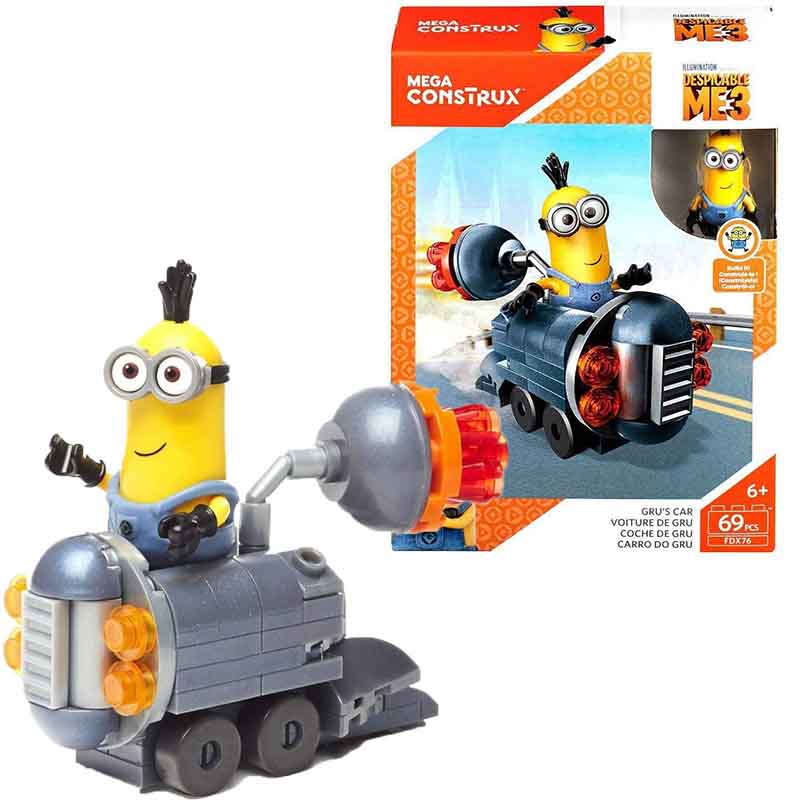 

Klocki Minionki Mega Construx Pojazd 69 ele FXD75