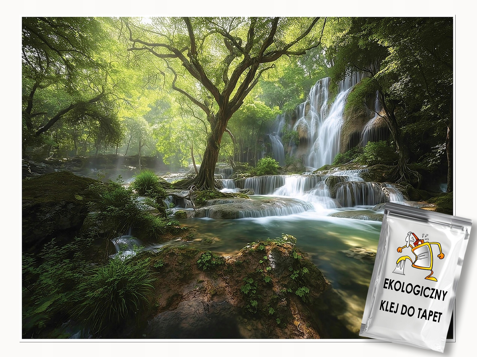 Fototapeta Vodopád Les Příroda Ložnice Obývací Pokoj Tapeta Flizelina 200x140