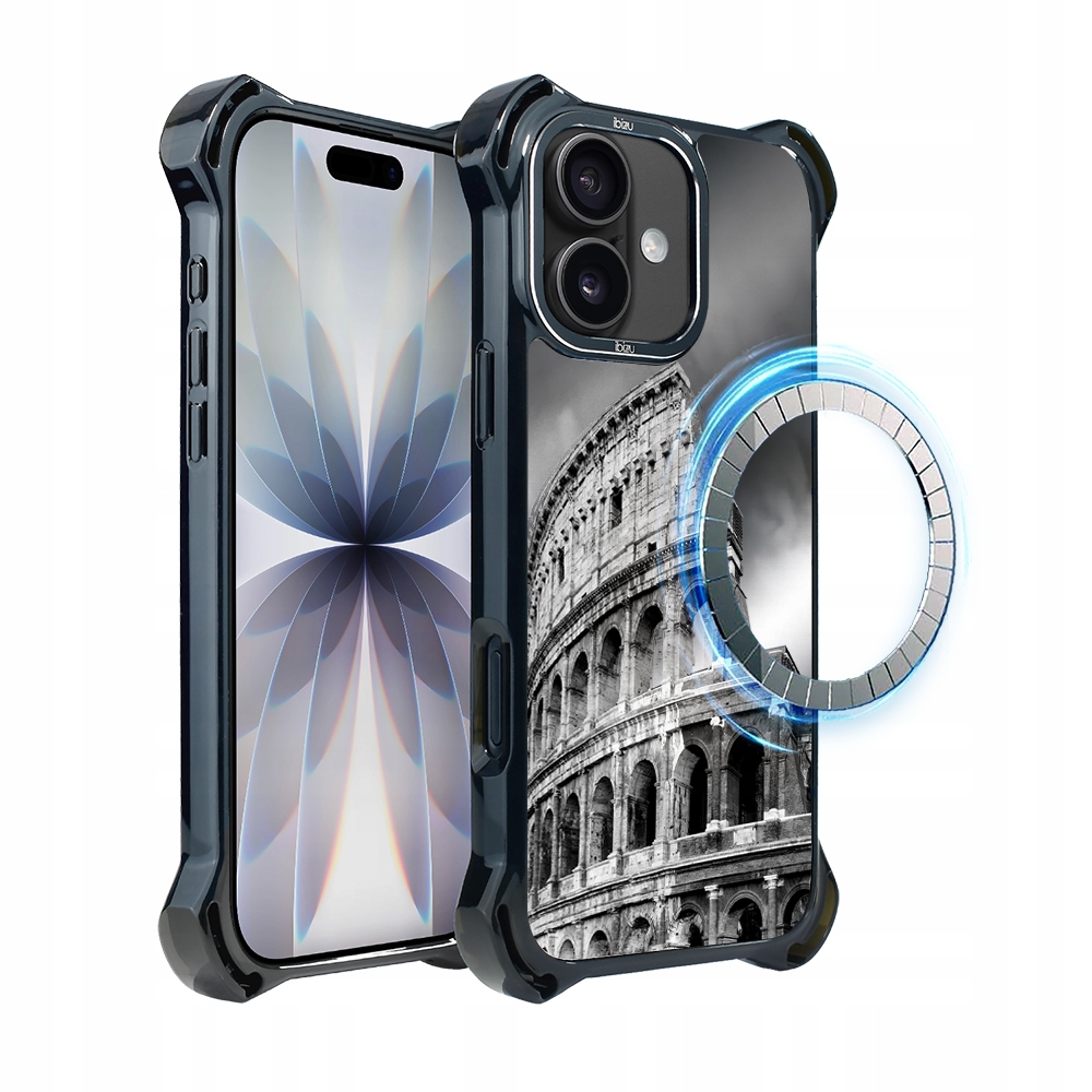 Pouzdro pro iPhone 17 Ibizu DropGuard Ultra s MagSafe, Noir City, Colosseum