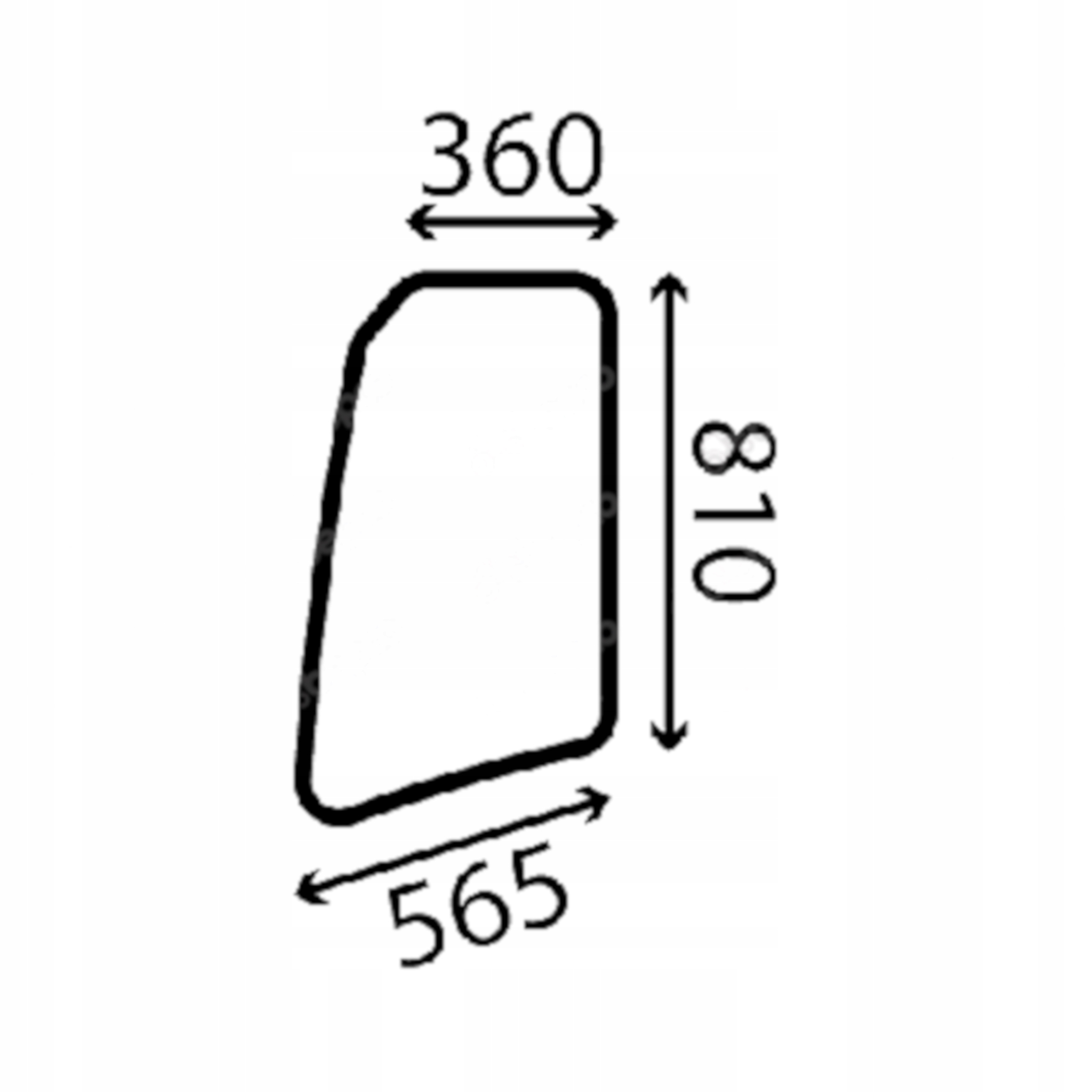 Volvo sklo, Pel Job dveře horní levé PJ7416809