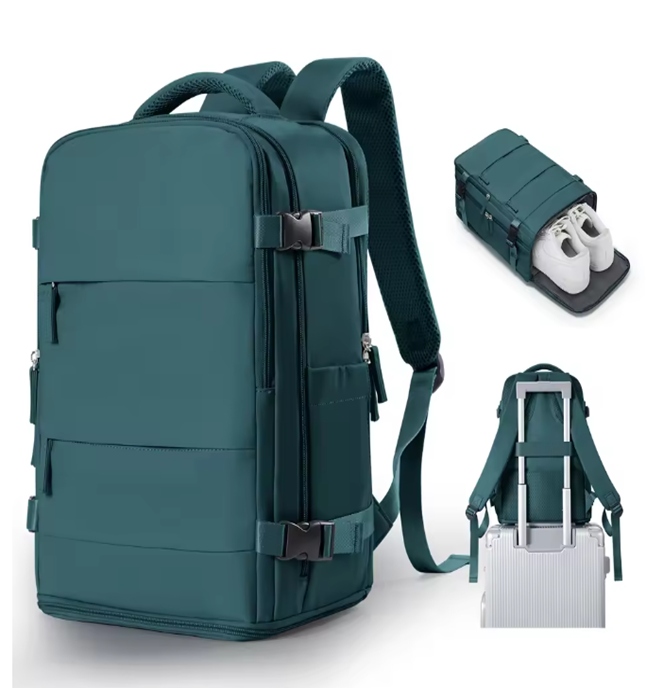 Batoh Cestovní Rozměr Pro Ryanair A Wizzair Příruční Zavazadlo Usb Tyrkysový