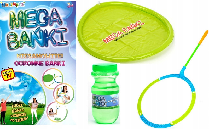 DUŻE MEGA BAŃKI MYDLANE + PŁYN OGROMNE REKLAMA TV Bohater brak