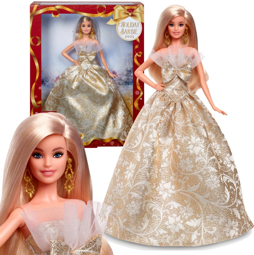 Barbie Lalka kolekcjonerska Signature Holiday 29 cm Blond włosy JBH95