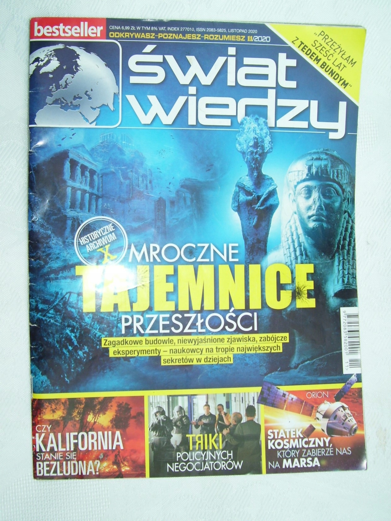 ŚWIAT WIEDZY - 11/2020- statek na Marsa