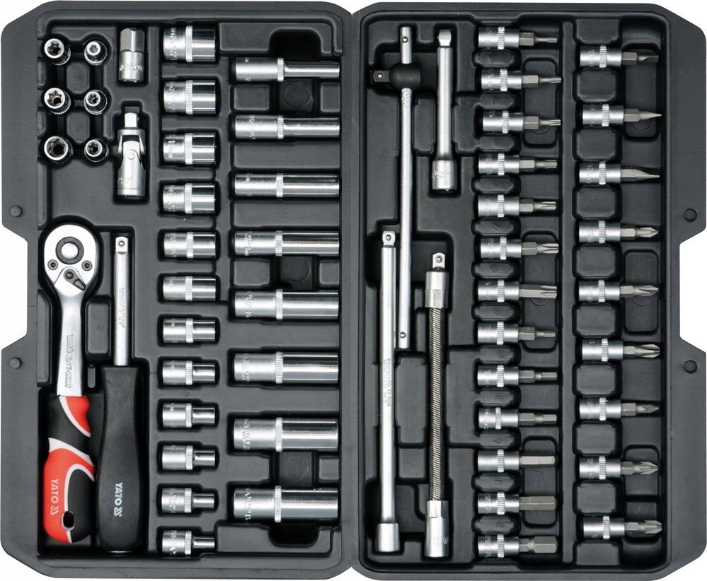 

Zestaw kluczy narzędzi 1/4'' 56 elementów Yato