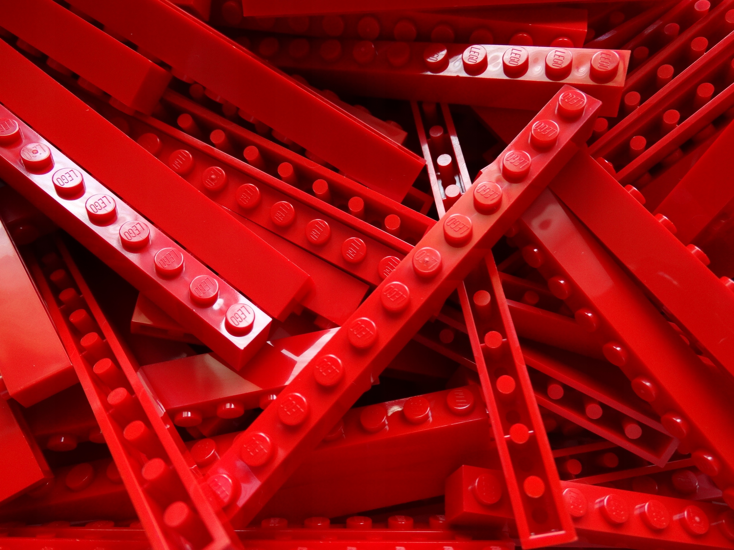 

Lego 6112 brick cegła 1x12 Red Czerwony 4 szt Nowe