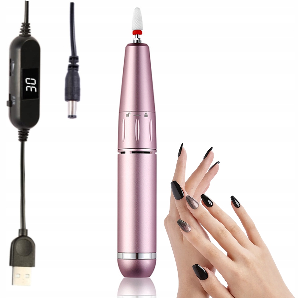 Bruska Na Nehty Manikúra Pedikúra Mini Pen Profesionální Elektrická