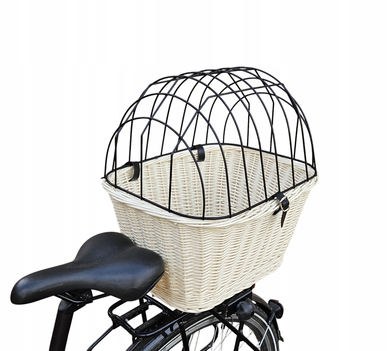Transporter wiklinowy na rower kosz na Bagażnik do 10kg