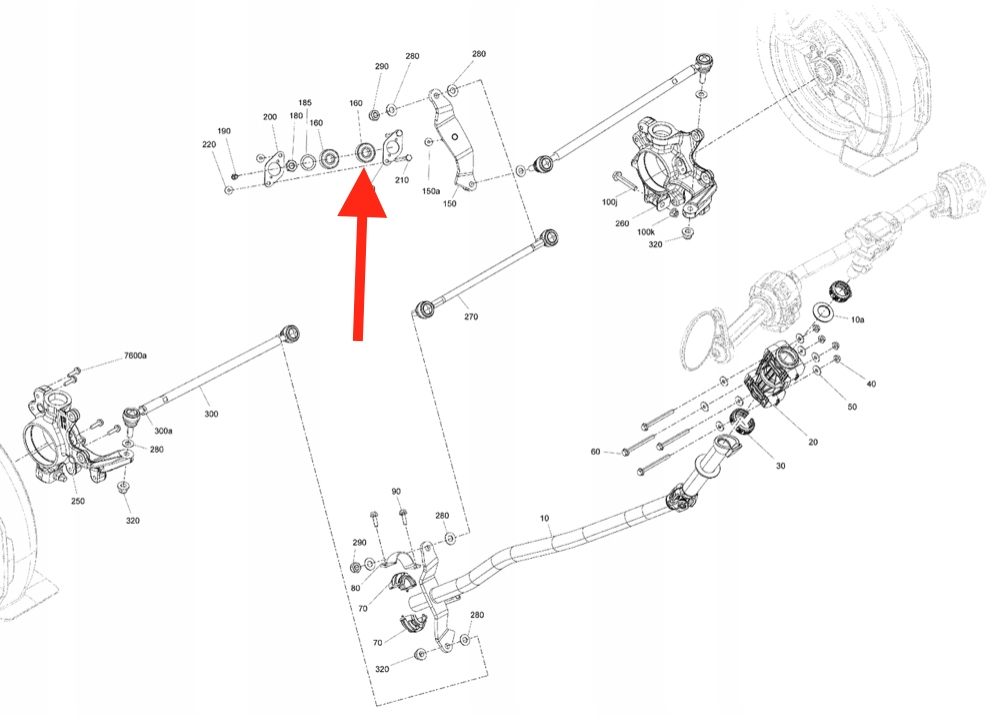 Łożysko kolumny Can-Am Ryker 709402450