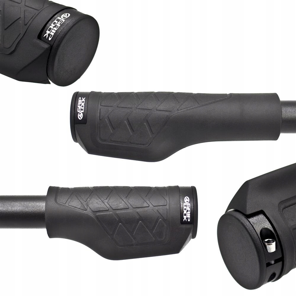 Chwyty kierownicy Author Ergo R50, 130/90 mm, Revo Shift, Grip Shift,czarne