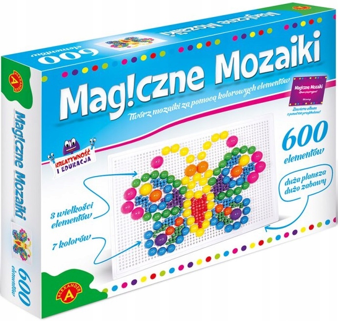 MAGICZNE MOZAIKI 600 el. TWÓRZ BAW SIĘ ALEXANDER EAN (GTIN) 5906018006643