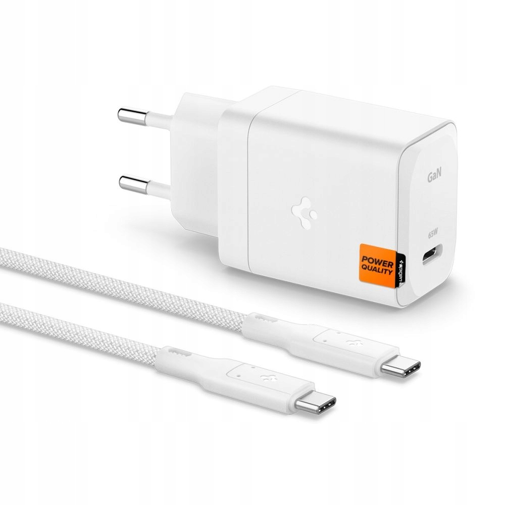 Ładowarka Sieciowa Spigen Arcstation Pro GAN-651 1 Port 5W Kabel Biała