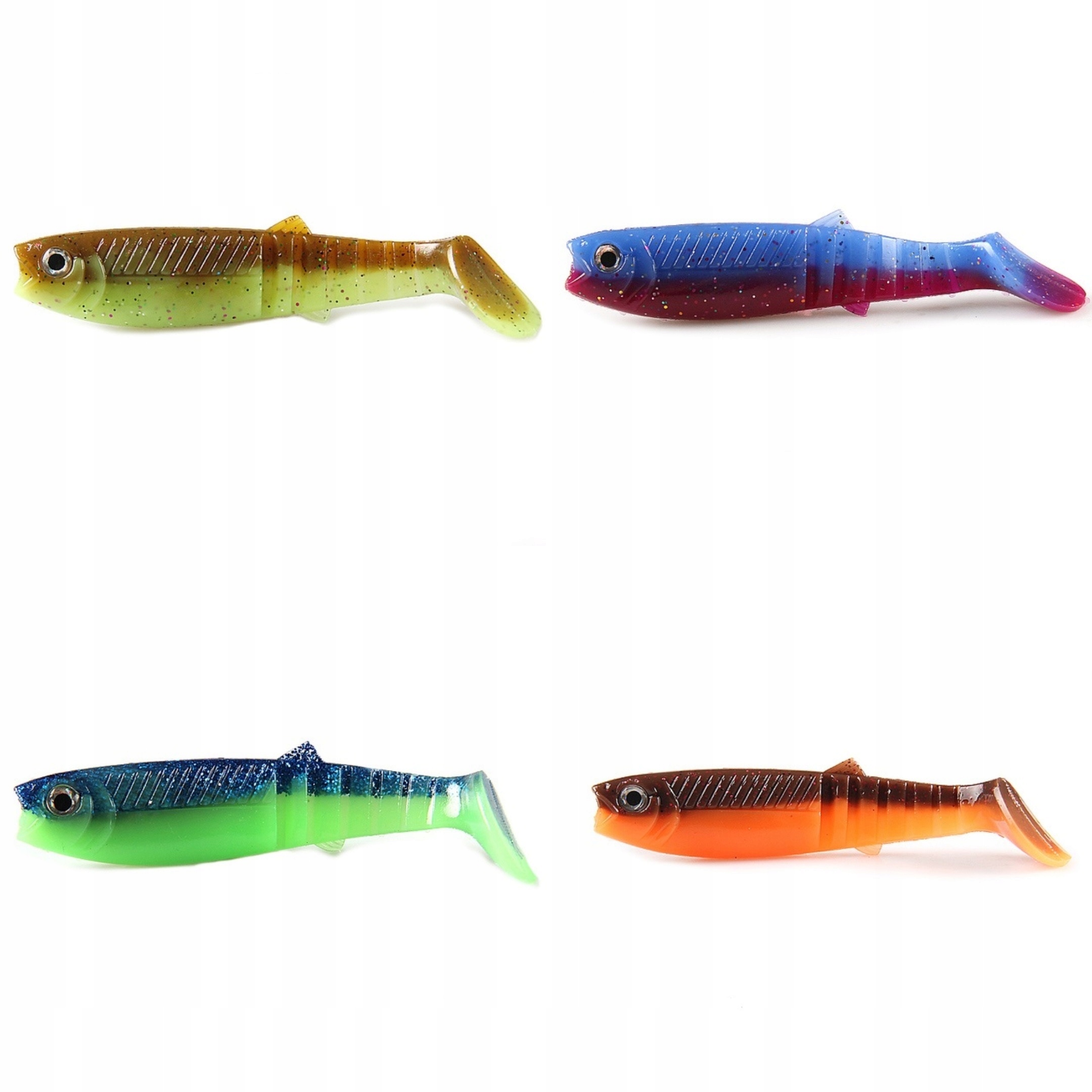 Cannibal Shad 6,2cm Ripper Zestaw 4 Sztuki Guma 3D