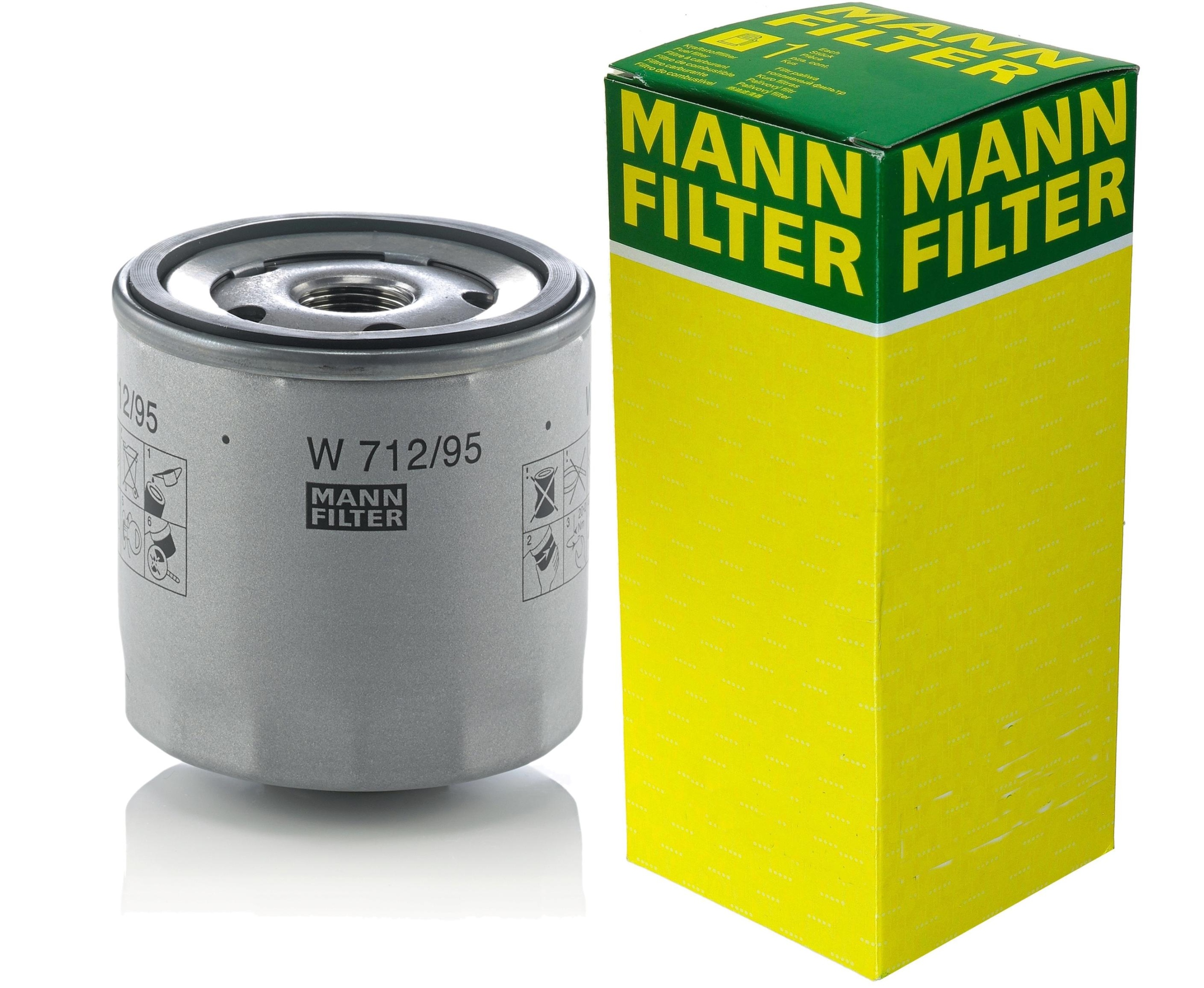 FILTR OLEJU FILTR OLEJU AUDI A3MANN W712/95