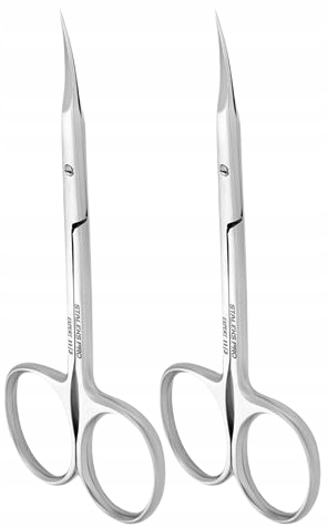 2 ks Profesionální nůžky na kůži pro leváky 11 Type 3 Staleks