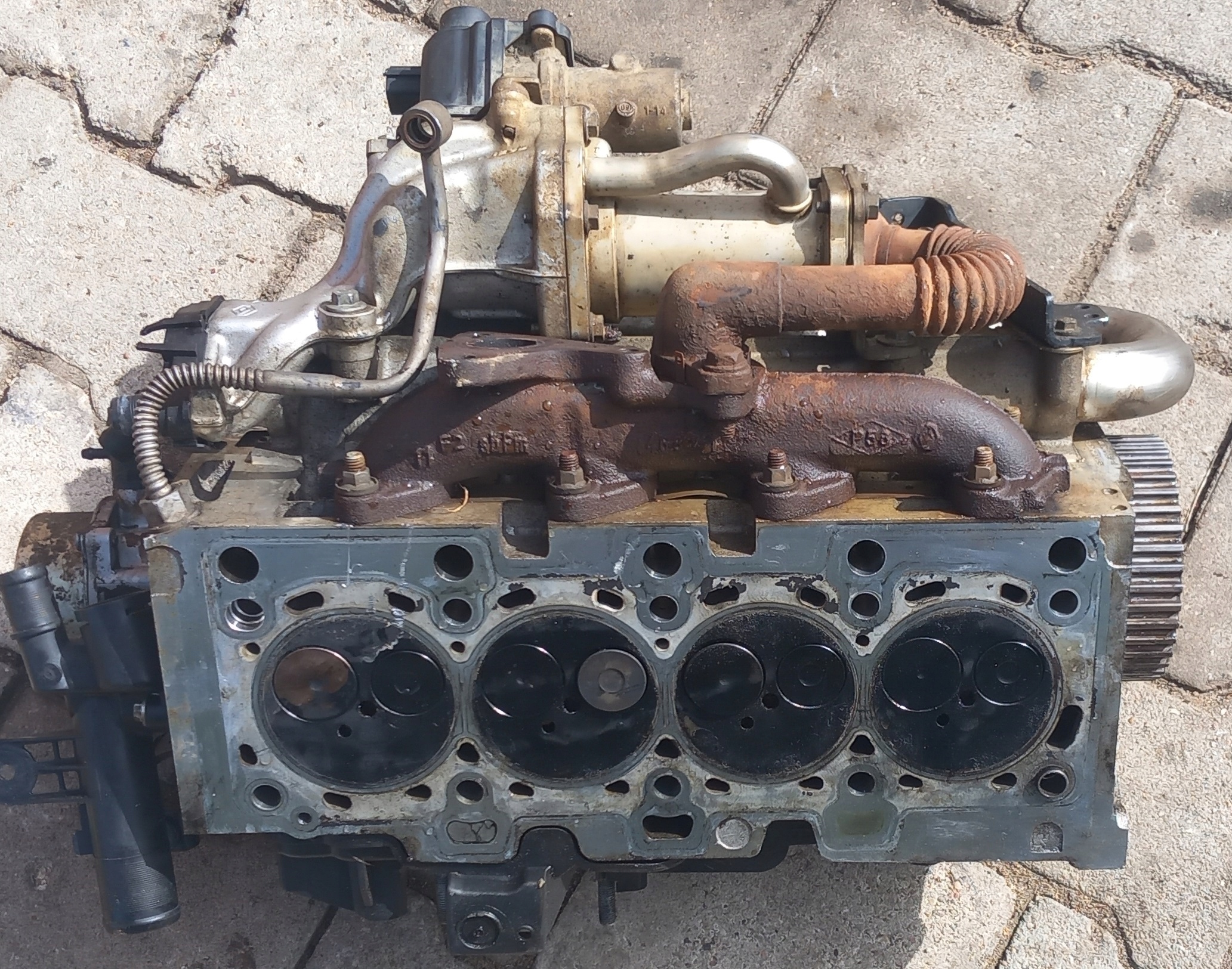 GŁOWICA CYLINDRÓW K9K04 - CLIO, LOGAN 1.5DCi