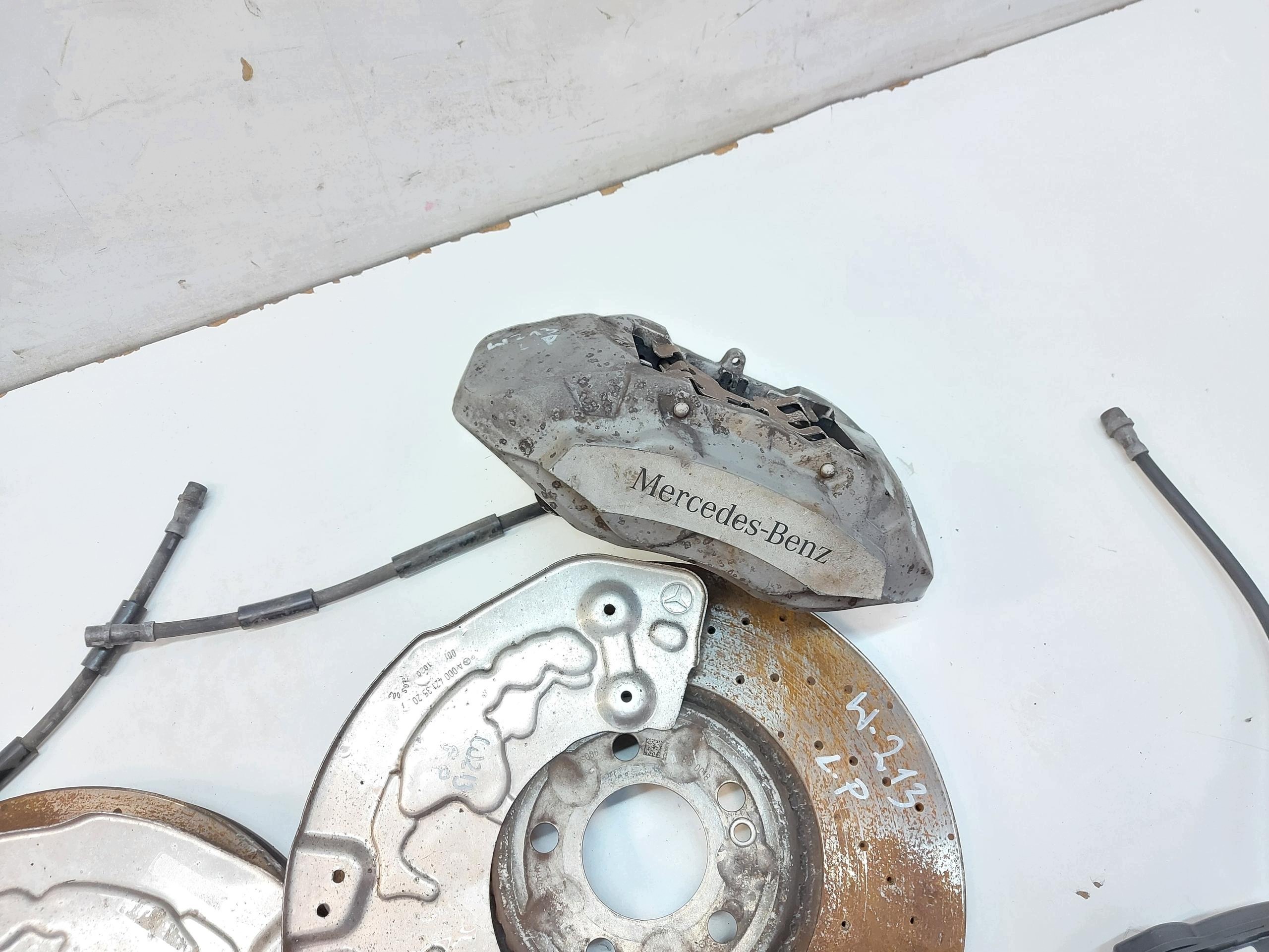 MERCEDES W213 E300de Kombi caliper brake disc front rear part komplet