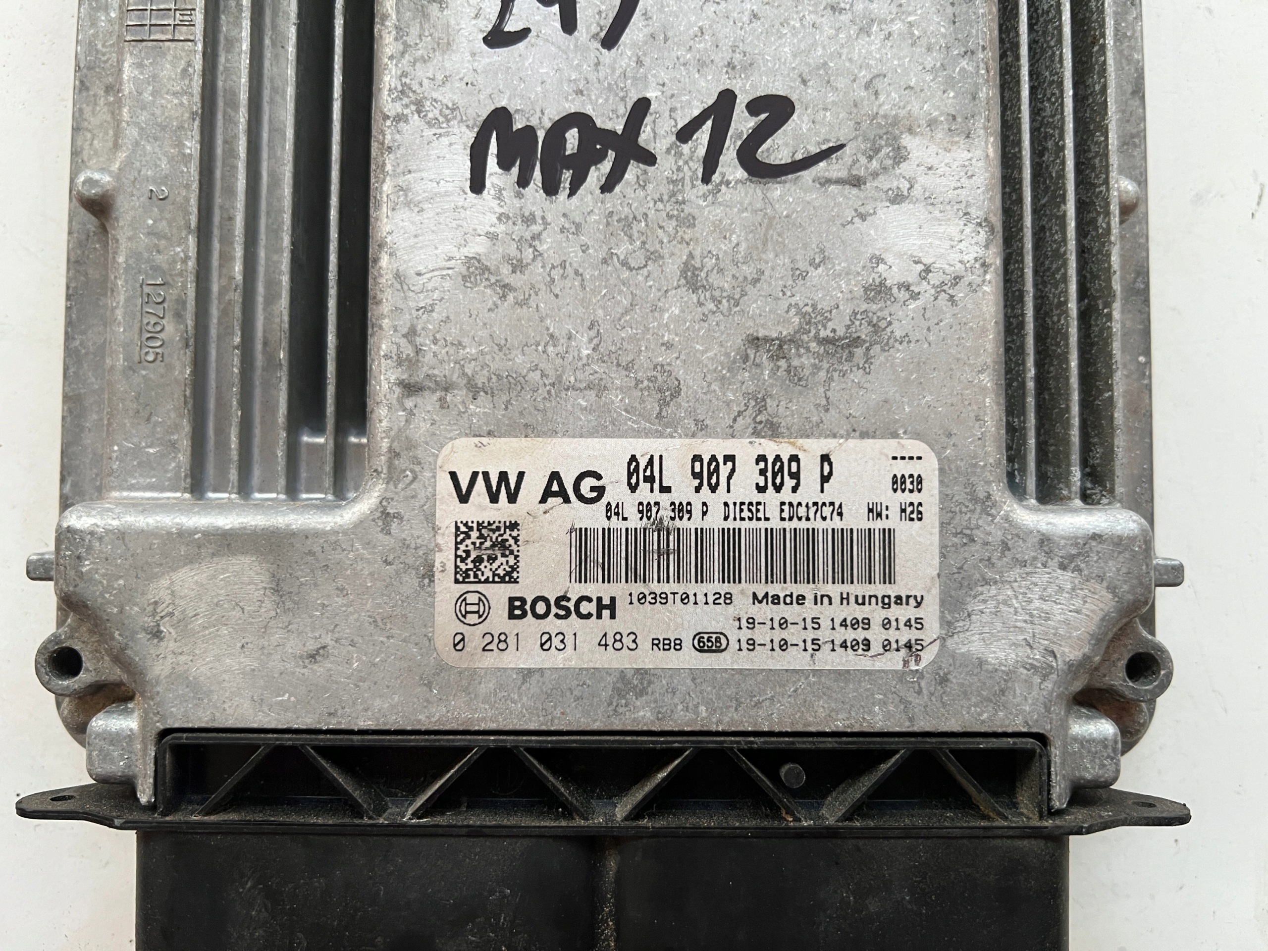 VW TIGUAN DFGA 2.0 TDI 04L907309P 0281031483 EDC17C74 computer Originale