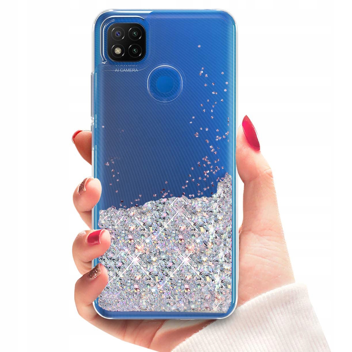 

Etui do Xiaomi Redmi 9C Brokat Liquid Case Szkło