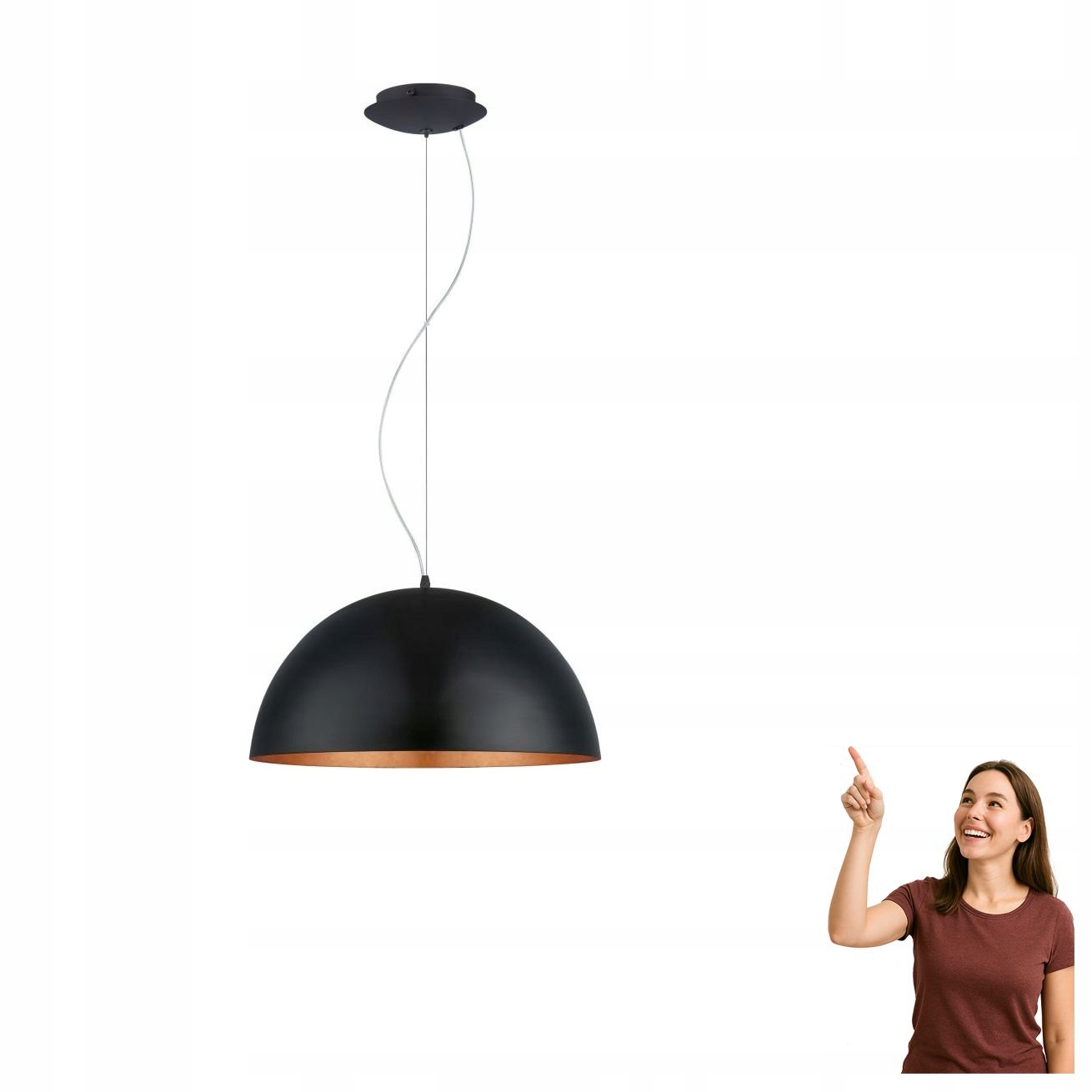 Závesná lampa Gaetano 1 94938 Eglo