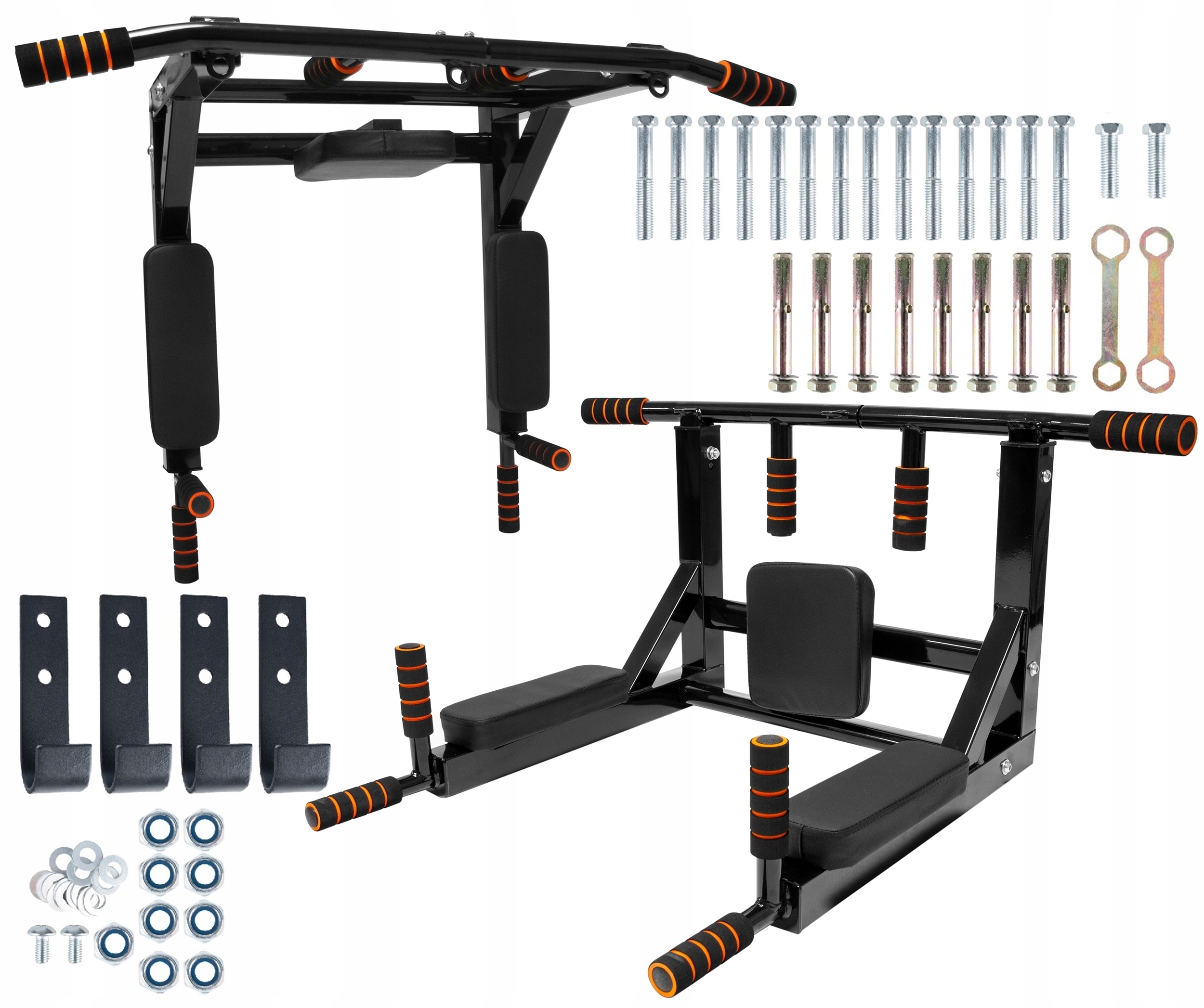 Drążek Podciągania Ścienny Stalowy Uchwyt Na Worek Pro550 200Kg Fitness