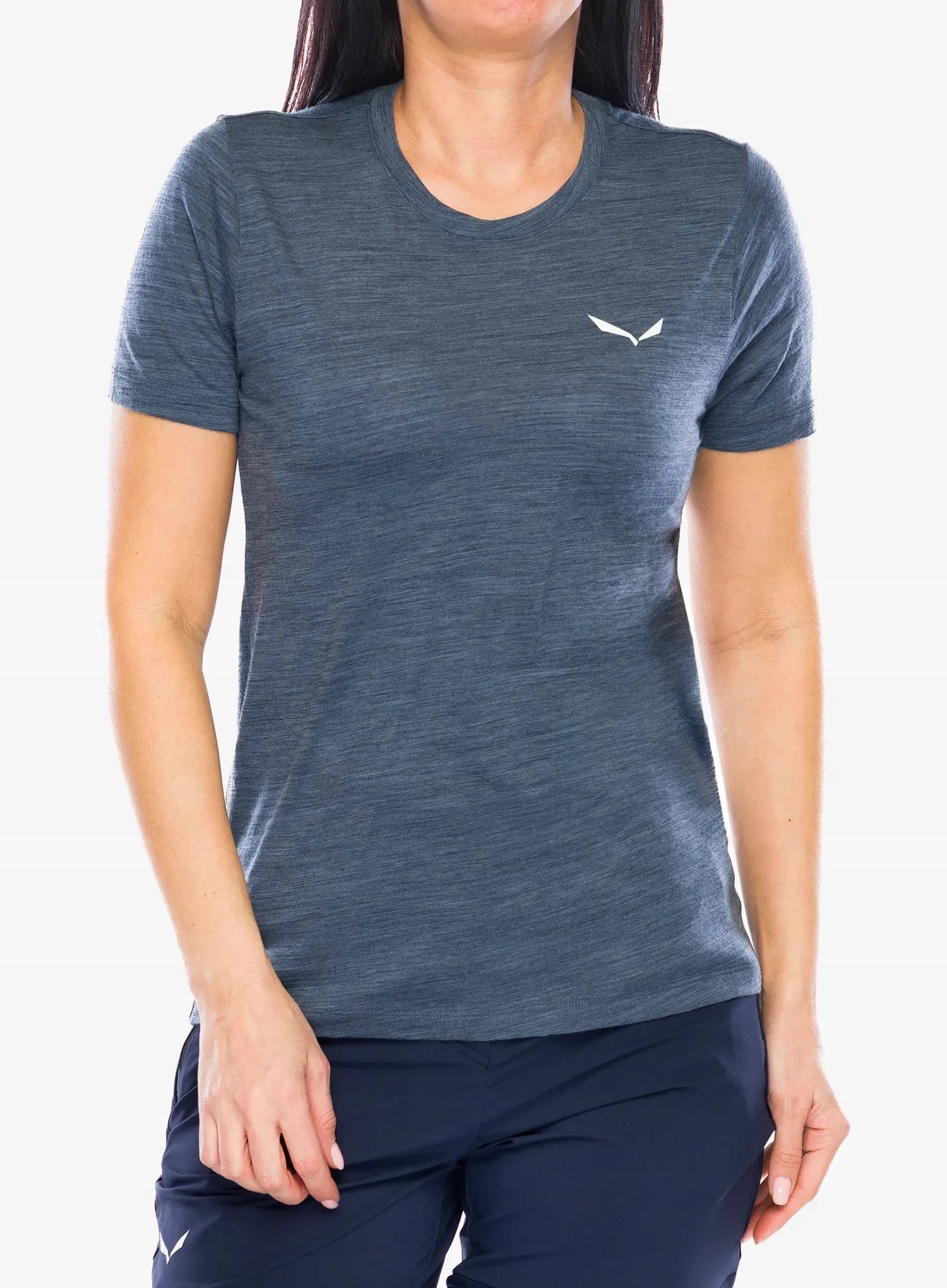 Dámské tričko Salewa Eagle Minilogo Am T-Shirt dark denim 38 (M)