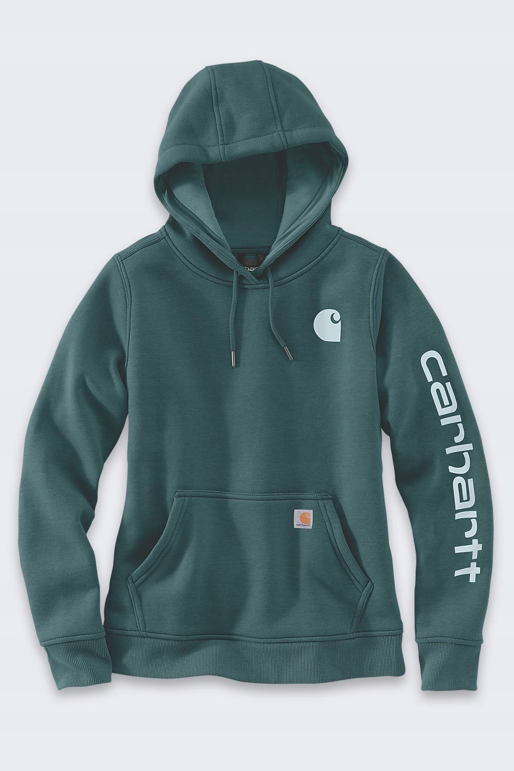 Mikina Carhartt Iconic Clarksburg Logo Greenstone