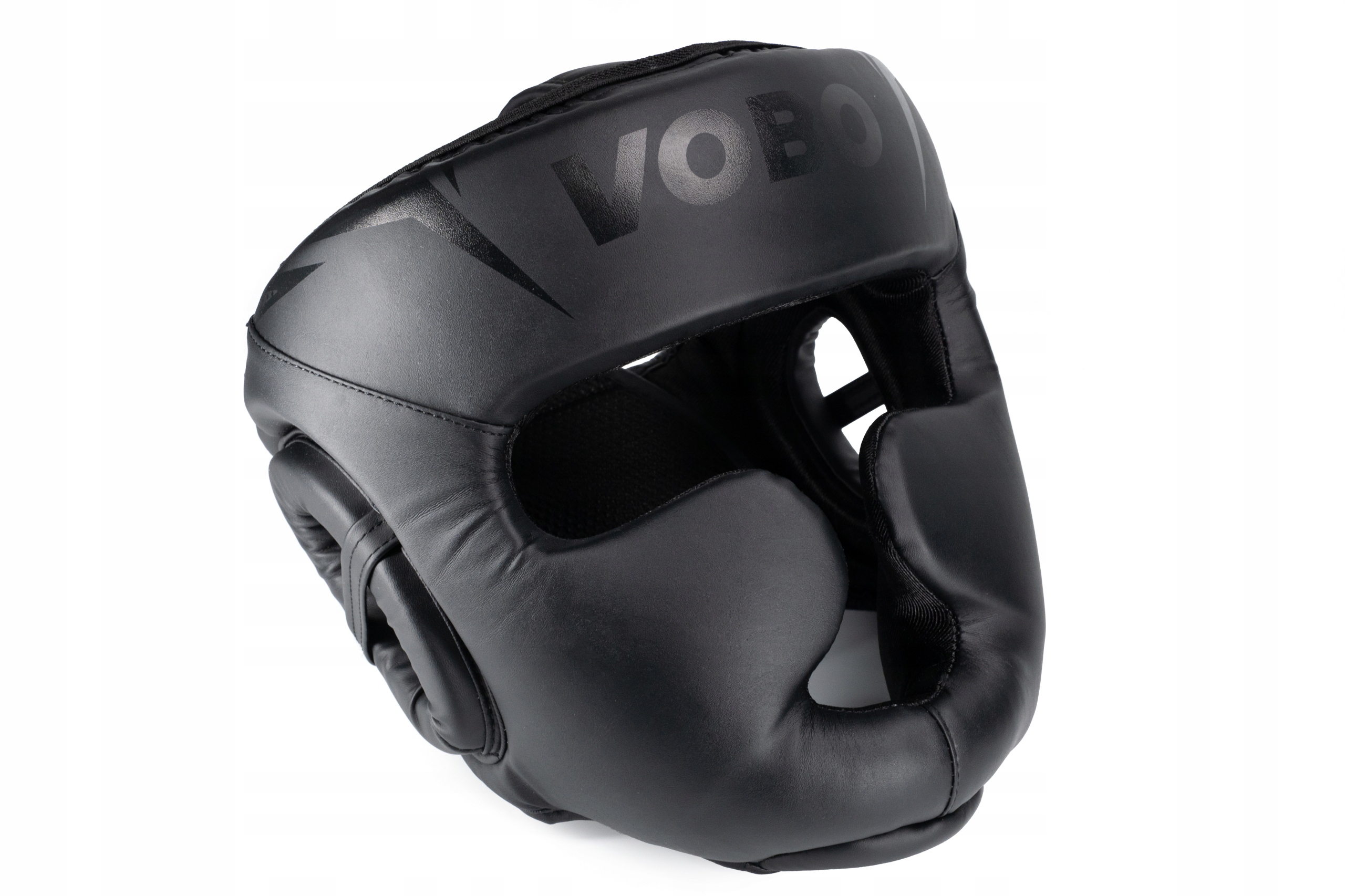 Kask Vobo do Boksu Czarny – Sparing Trening – Kickboxing Muay Thai – L
