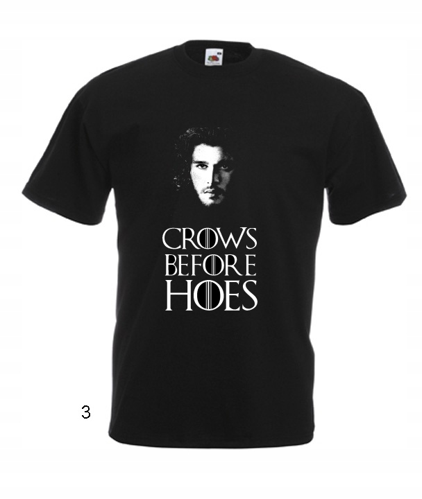 

Koszulki Męskie Wzory Jon Snow Gra O Tron Stark