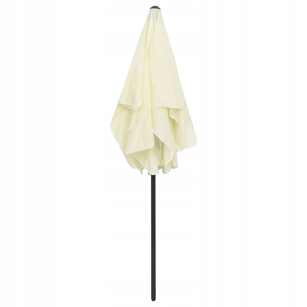 PARASOL PLAŻOWY, PIASKOWY ŻÓŁTY, 180X120 CM Wysokość maksymalna 232 cm