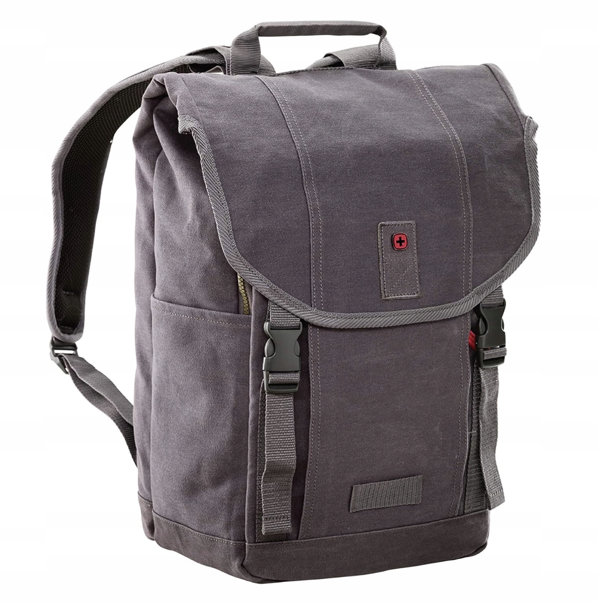 Plecak Wenger Foix 15,6" Szary – na Laptopa, 3 Komory, Rączka