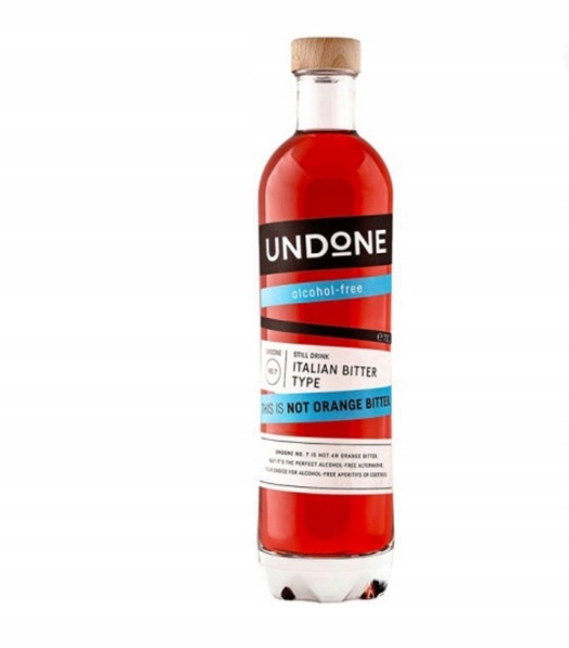 Undone Italian Bitter Aperitif Ne Orange Bitter, ale Bz 700ml