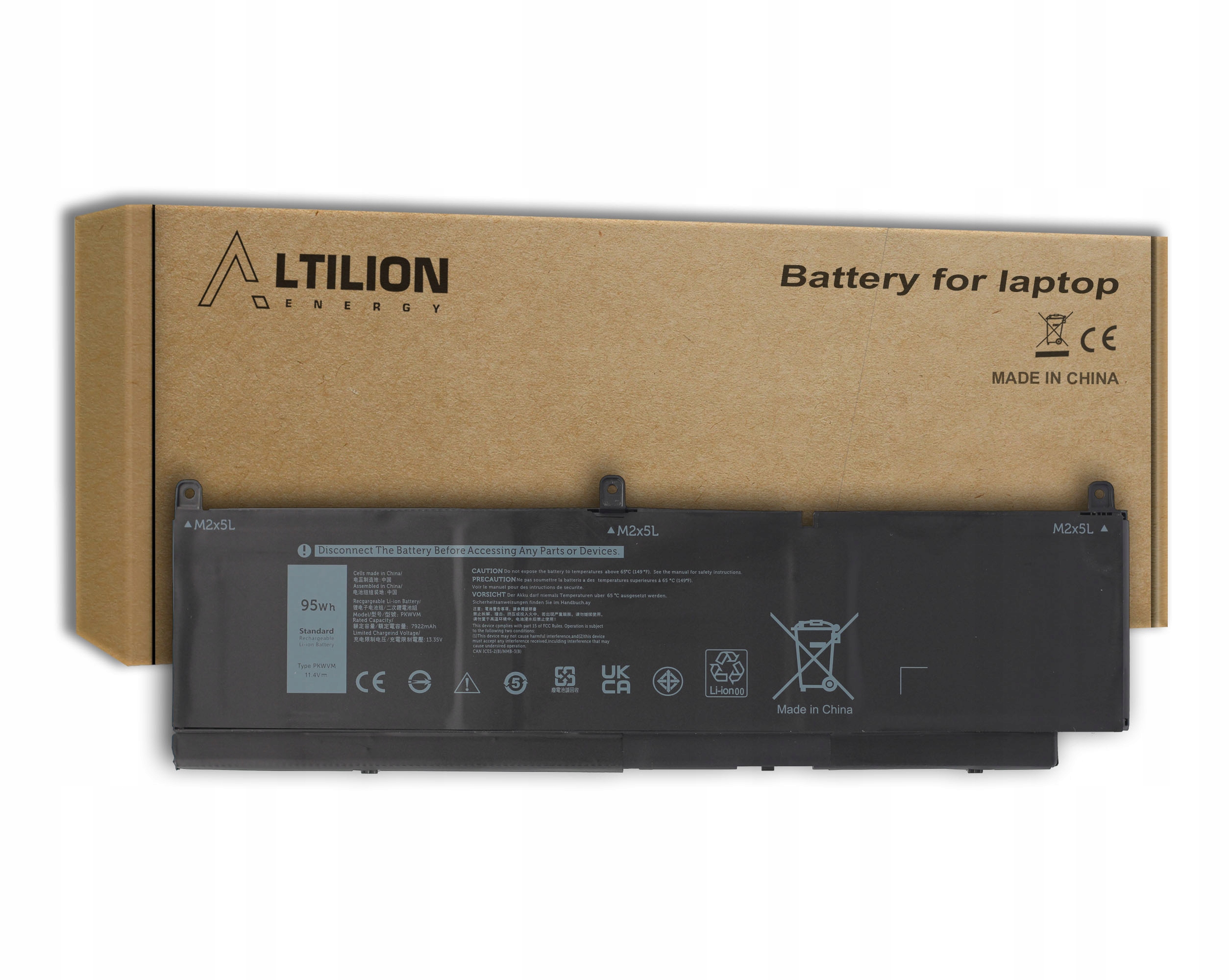 Batéria Altilion Energy Pkwvm kompatibilná s Dellom