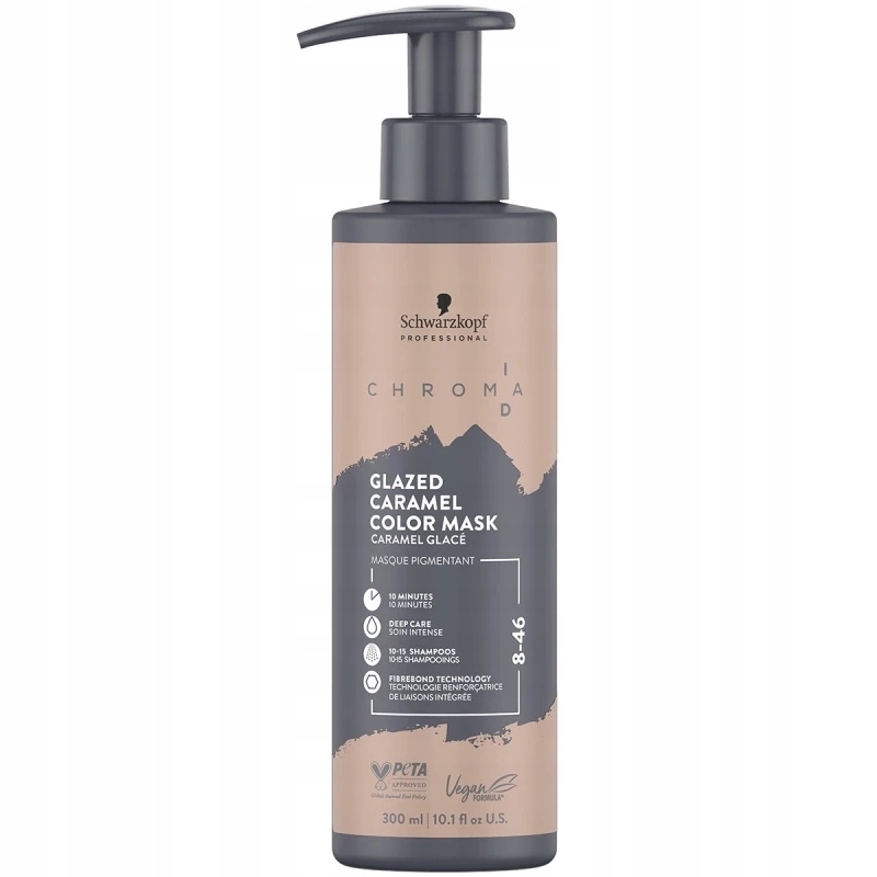 Schwarzkopf Chroma ID Tónovací maska Glazed Caramel 8-46, Karamel, 300 ml