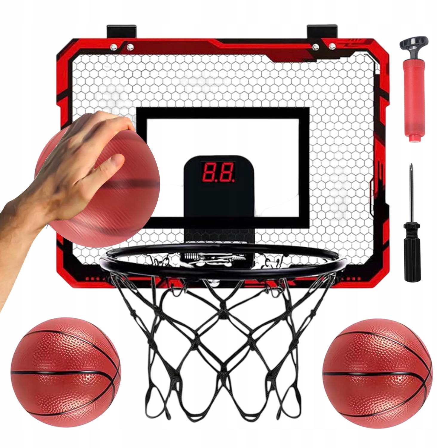 Basketbalová Deska Koš Štít Obruč Sada