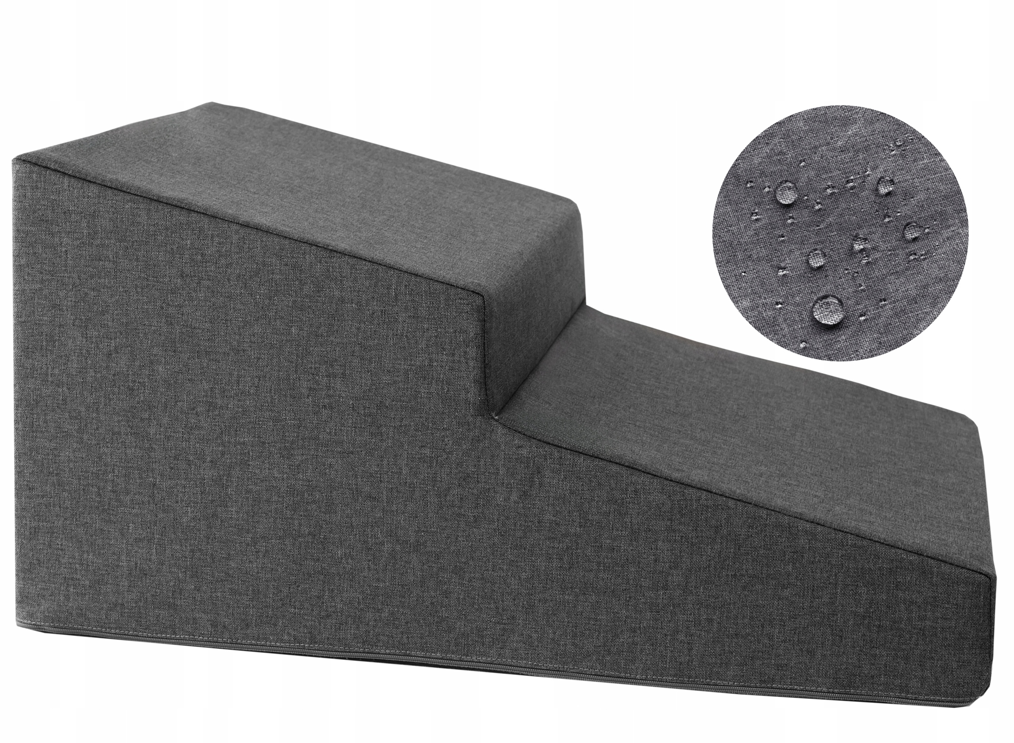 Schody Dla Psa Długie łagodne wejście 2 stopnie Wodoodporne Antypoślizgowe