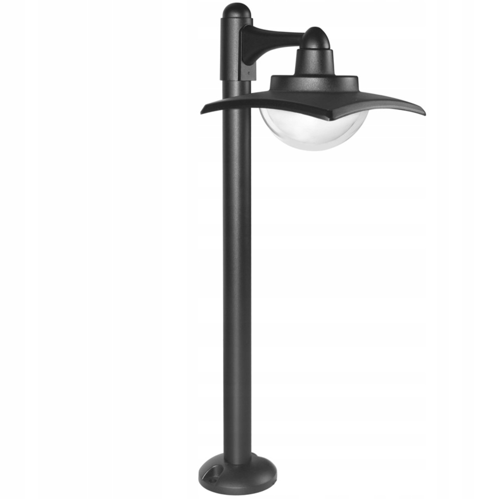 Stojacia záhradná Led vonkajšia lampa čierna, stĺpik na terasu Isola 4K