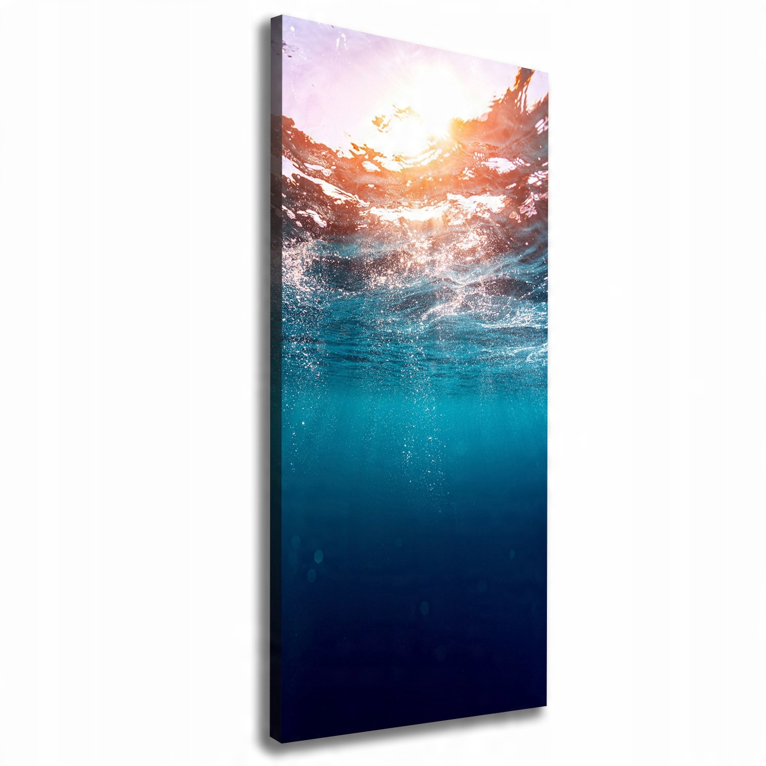 

Foto obraz na płótnie do salonu Pod wodą 50x125 cm