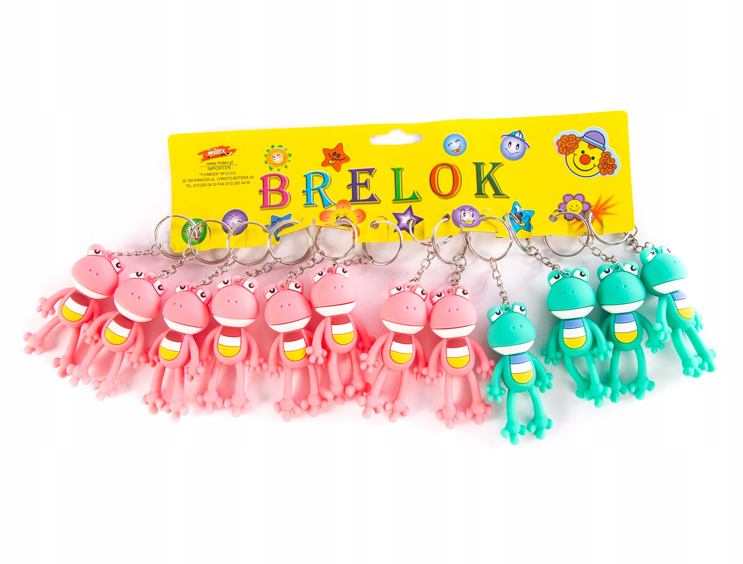 

Żabka Brelok Do Kluczy Zawieszka Zestaw 12SZT