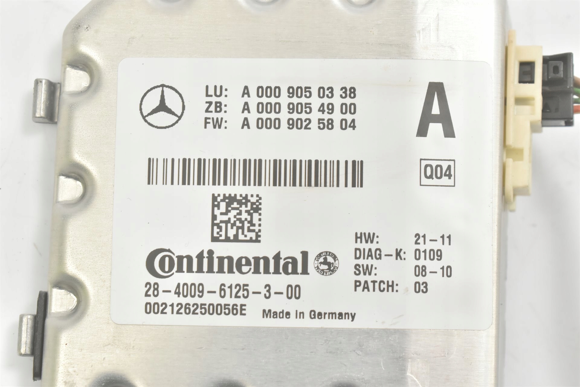 KAMERA PRZÓD ASYSTENT A0009050338 MERCEDES W207 W204 W212 W218 Typ samochodu Samochody osobowe