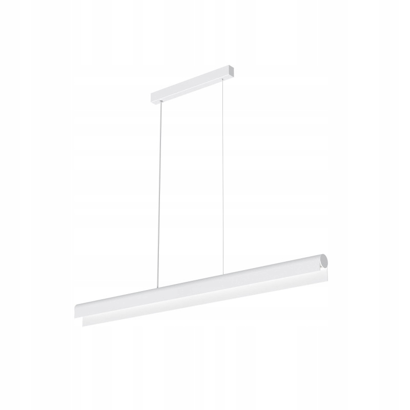 Podłużna Lampa Sufitowa Wisząca Listwa Led 31W 3000K Biała 116cm