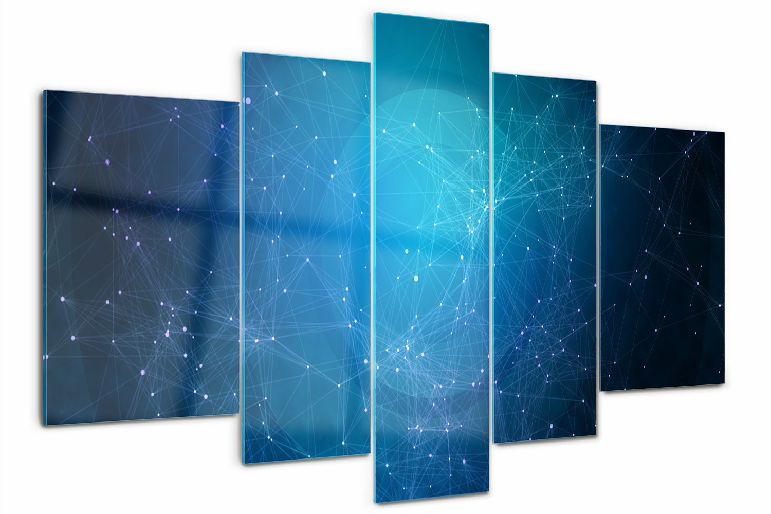 

Obraz szklany tryptyk do salonu Gwiazdozbiór