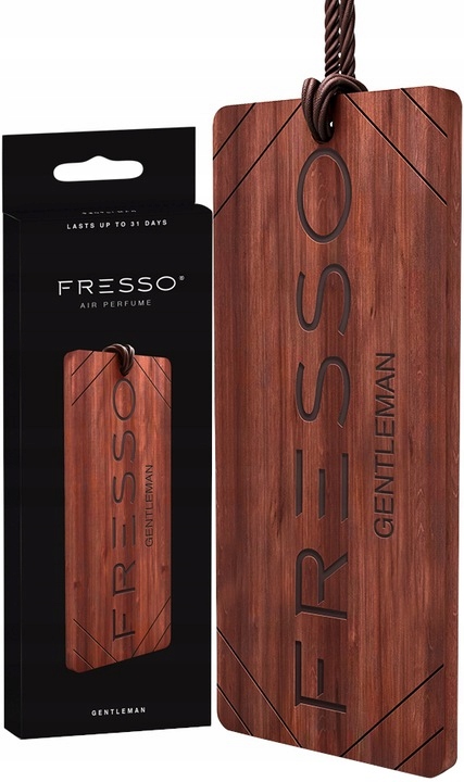 FRESSO GENTLEMAN PERFUMY + ZAWIESZKA DO AUTA . Rodzaj zawieszki