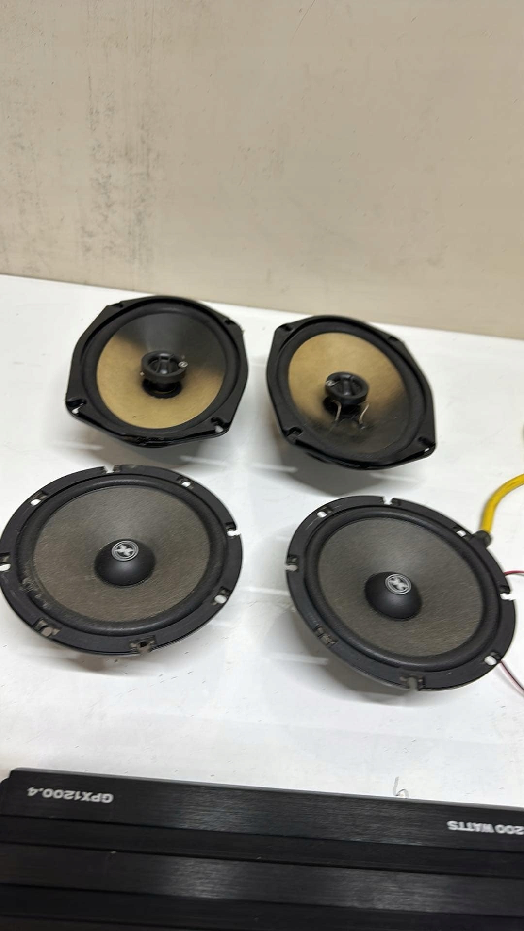 NAGLOSNIENIE speakers Excursion + amplifier CRUNCH + SYCZKI + bundle SAAB